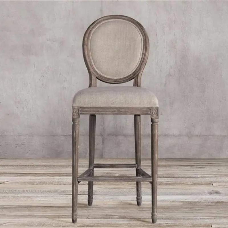 Alexandrina Kitchen Bar Stool Chairs - Wooden & Rattan
