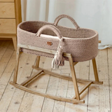 Lumi Baby Moses Basket Bassinet - Straight Design