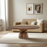 Baobab Wood Round Coffee Table