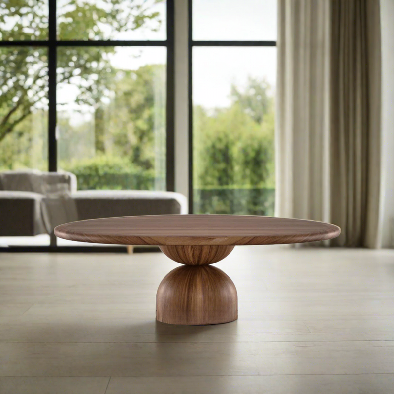 Baobab Wood Round Coffee Table