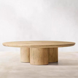 Capri Round Wood Coffee Table