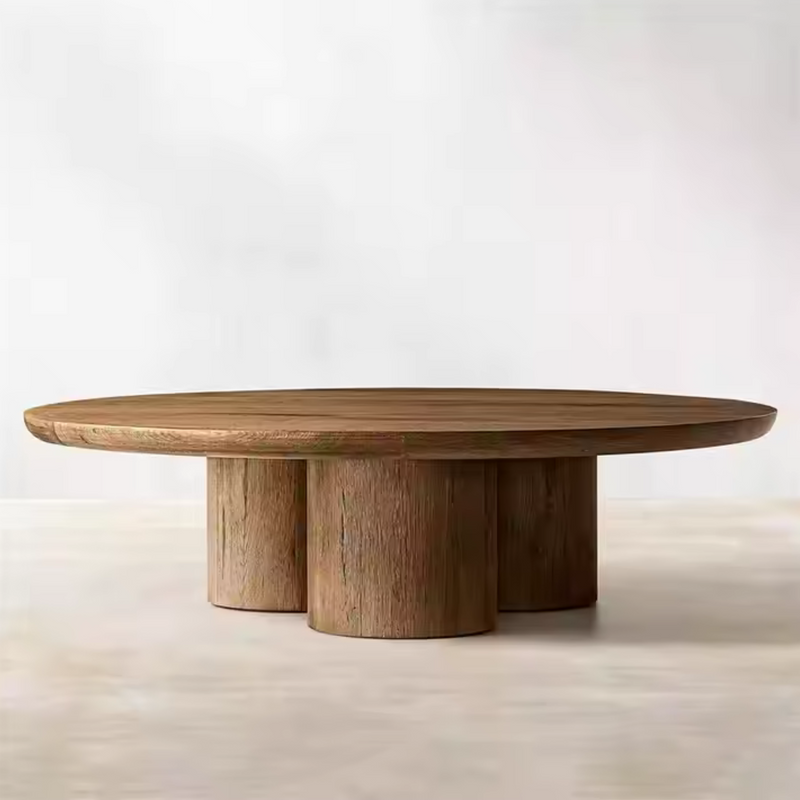 Capri Round Wood Coffee Table