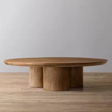 Capri Round Wood Coffee Table