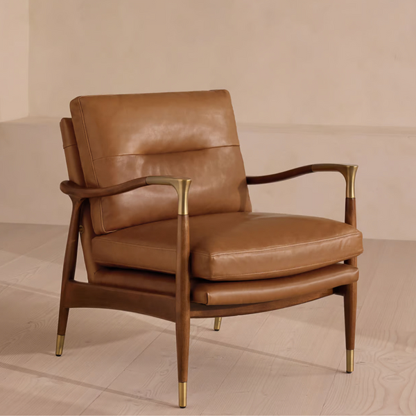 Lorenzo Leather Lounge Armchair