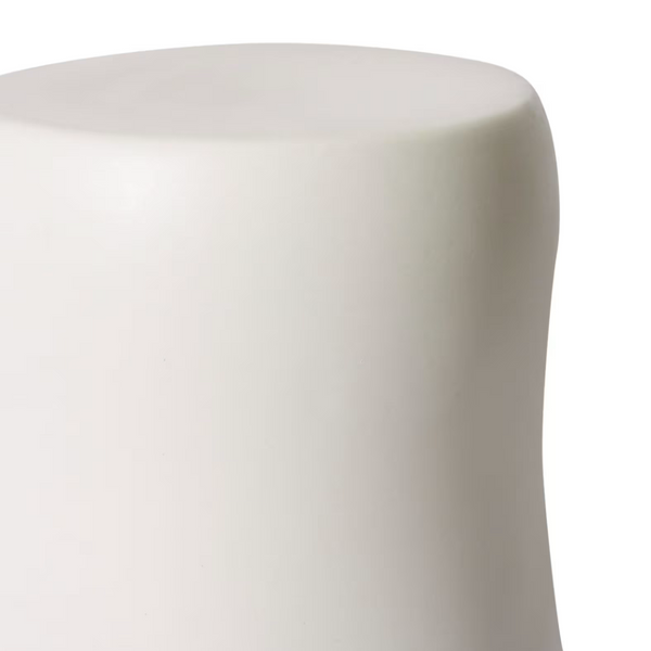 Nova White Timber Stool