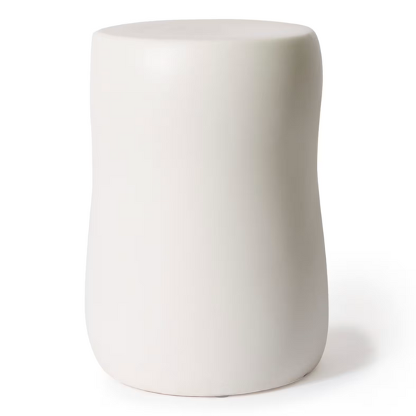 Nova White Timber Stool