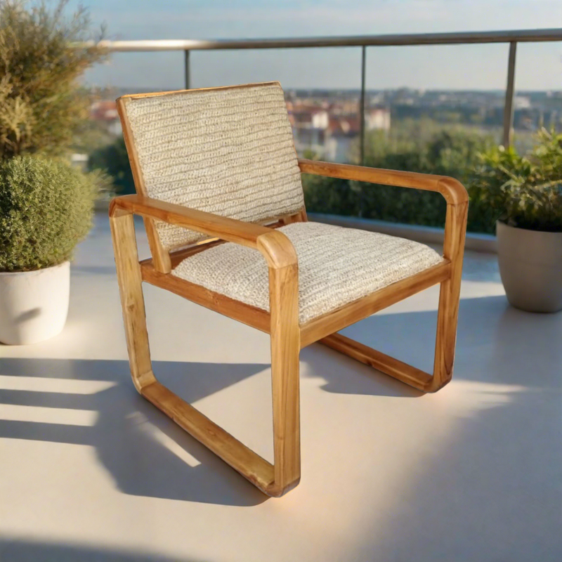 Pierre Occasional Indoor and Outdoor Rattan Lounge Chair