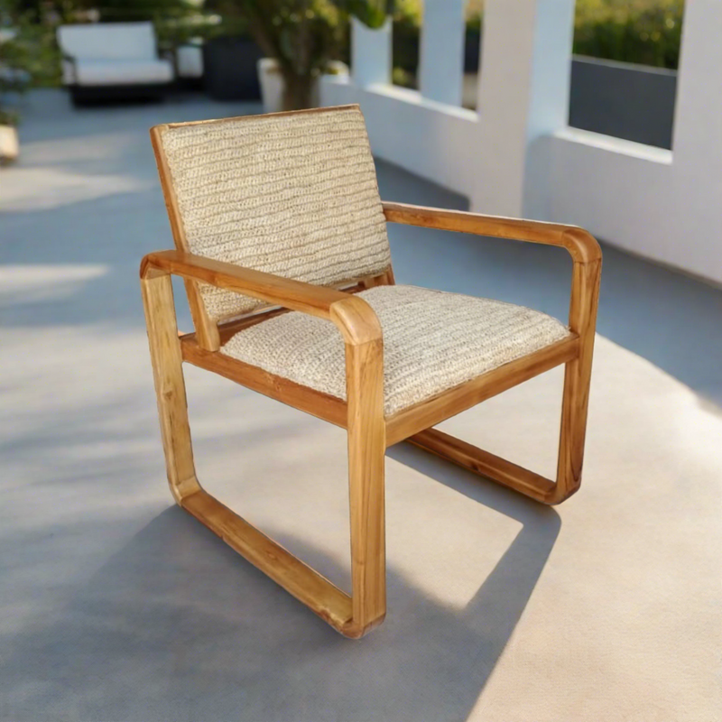 Pierre Occasional Indoor and Outdoor Rattan Lounge Chair