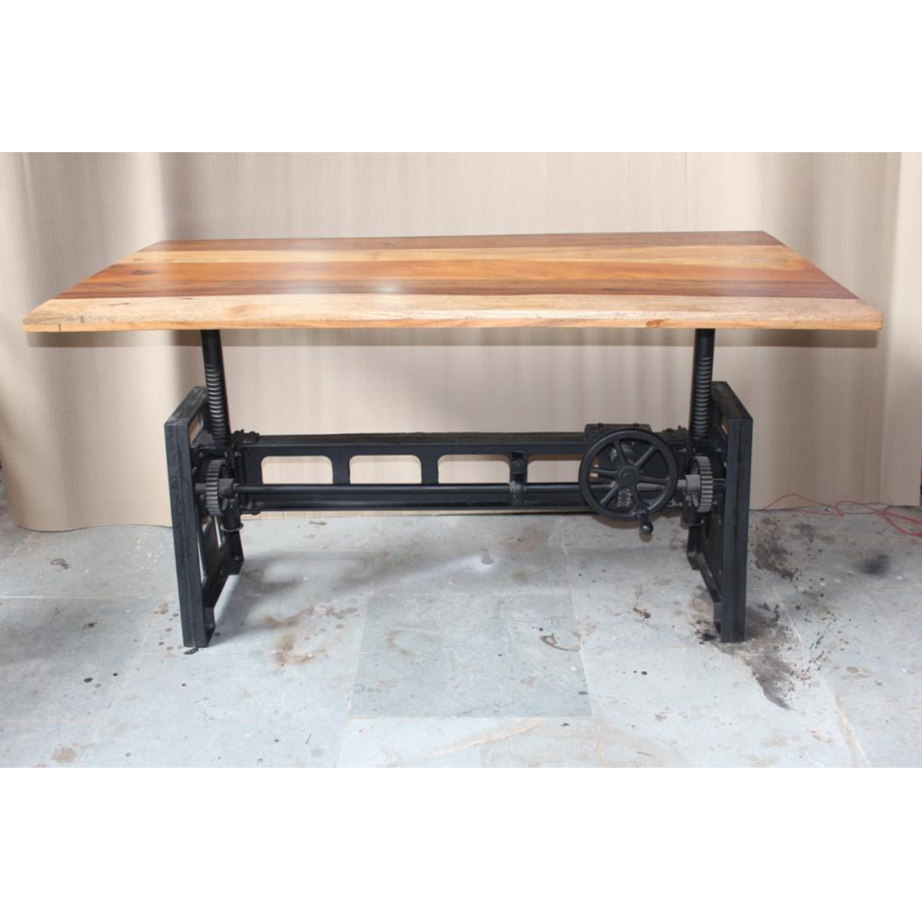 Industrial Railway Dining Table – My Home Design