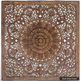 Similan Islands Carved Wood Panel & Bed Headboard